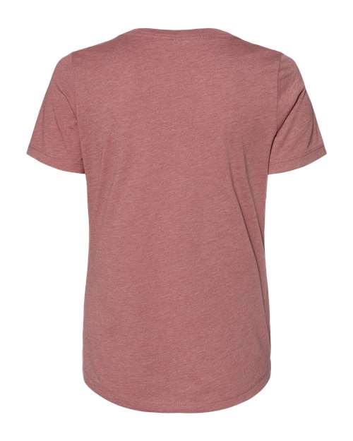 BELLA + CANVAS Women's Relaxed Heather CVC V-Neck Tee 6405CVC