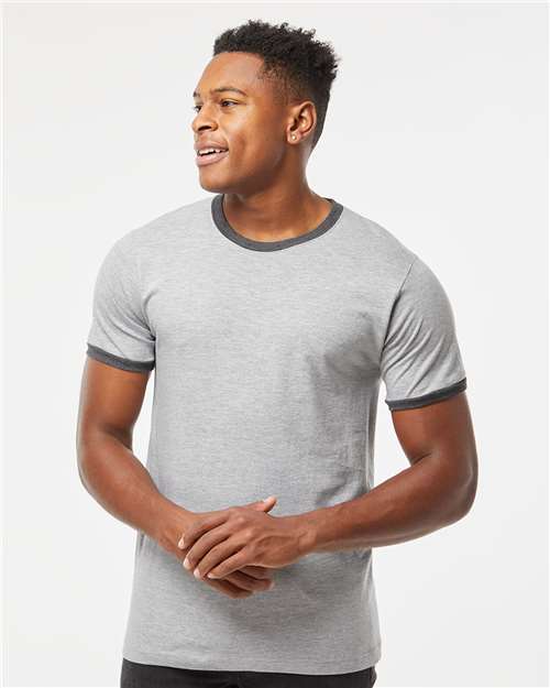 Tultex Unisex Fine Jersey Ringer T-Shirt 246
