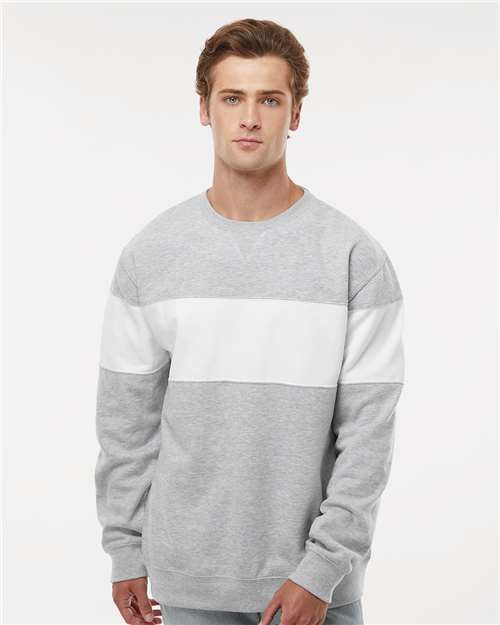 J. America Unisex Varsity Fleece Crewneck Sweatshirt 8646