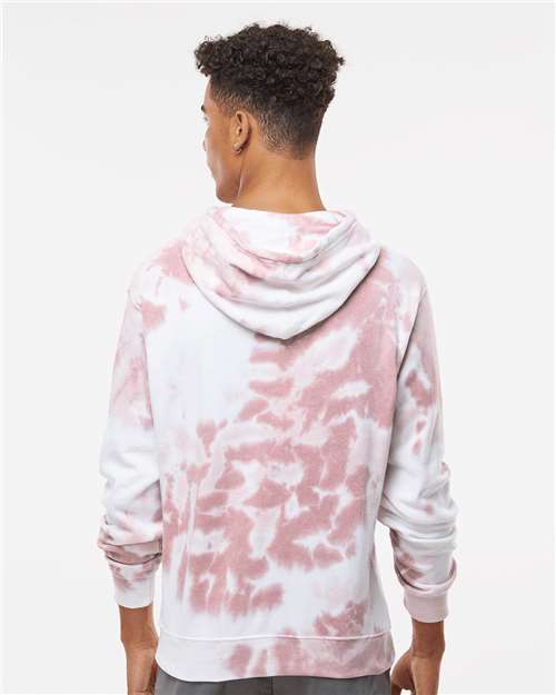 J. America Men's Tie-Dyed Fleece Hooded Sweatshirt 8861
