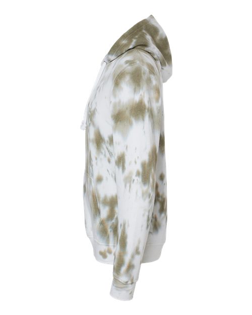 J. America Men's Tie-Dyed Fleece Hooded Sweatshirt 8861
