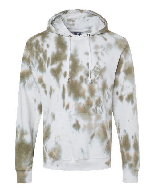J. America Men's Tie-Dyed Fleece Hooded Sweatshirt 8861