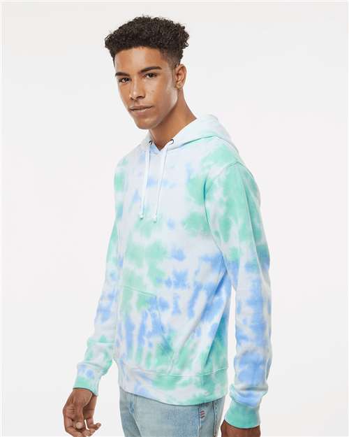 J. America Men's Tie-Dyed Fleece Hooded Sweatshirt 8861