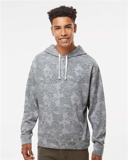 J. America Men's Triblend Fleece Hooded Sweatshirt 8871