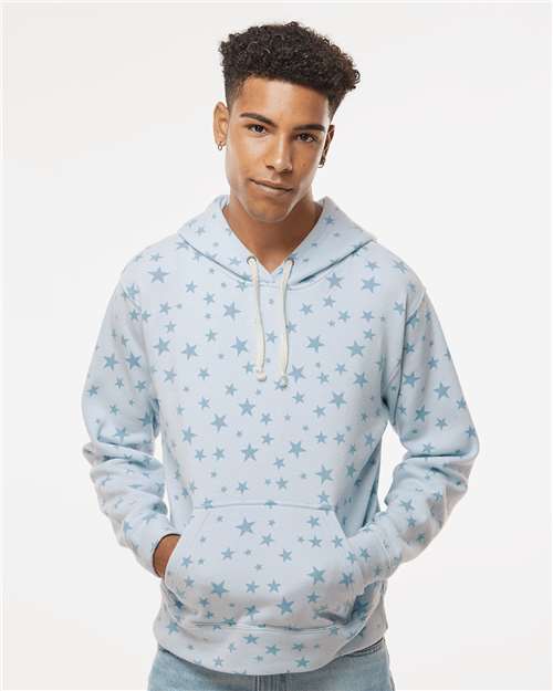 J. America Men's Triblend Fleece Hooded Sweatshirt 8871