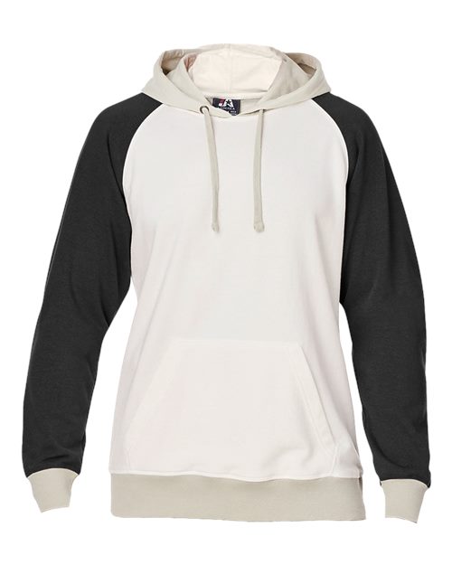 J. America Unisex Vintage Tricolor Hooded Sweatshirt 8886
