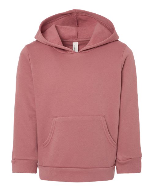 BELLA + CANVAS Toddler Sponge Fleece Pullover Hoodie Sweatshirt 3719T