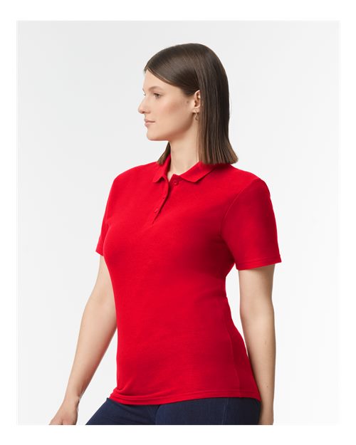 Gildan Women's Softstyle® Pique Polo 64800L