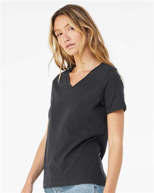 BELLA + CANVAS Women’s Relaxed Jersey V-Neck Tee 6405
