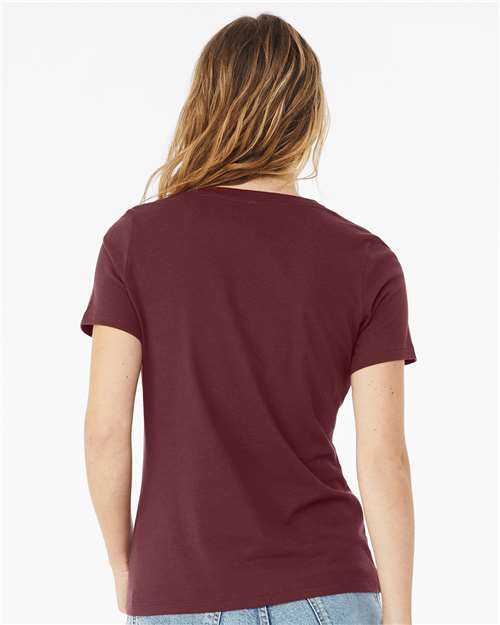 BELLA + CANVAS Women’s Relaxed Jersey V-Neck Tee 6405