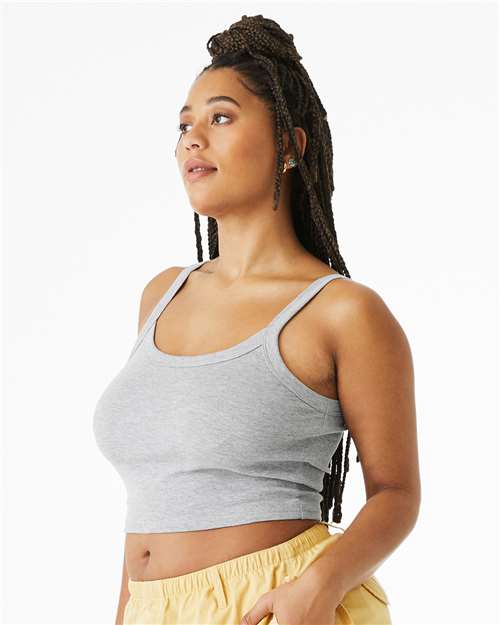 BELLA + CANVAS Women's Micro Rib Spaghetti Strap Tank 1012