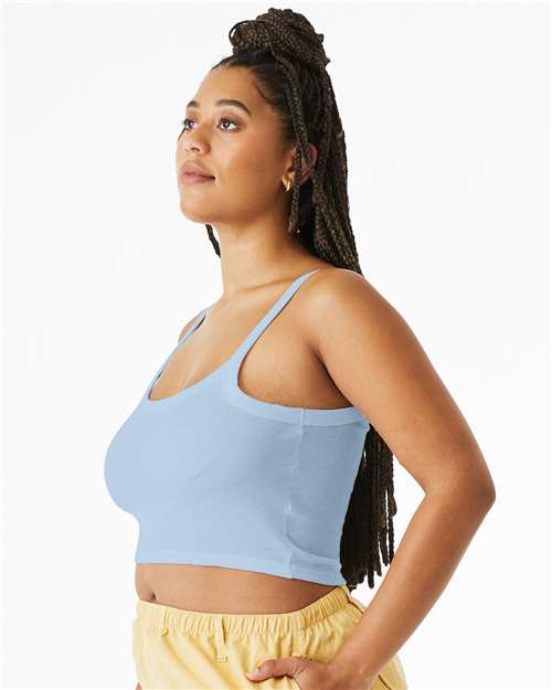 BELLA + CANVAS Women's Micro Rib Spaghetti Strap Tank 1012