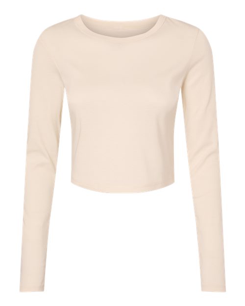 BELLA + CANVAS Women's Micro Rib Long Sleeve Baby Tee 1501