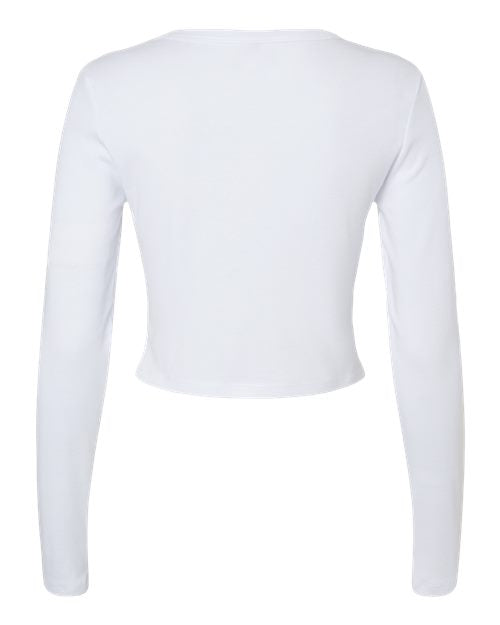 BELLA + CANVAS Women's Micro Rib Long Sleeve Baby Tee 1501