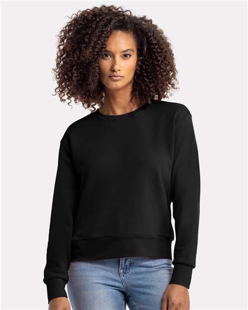 Next Level Women's Laguna Sueded Crewneck Sweatshirt 9084