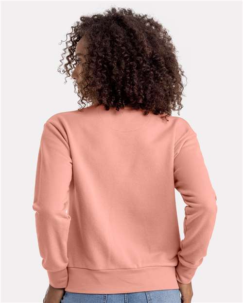 Next Level Women's Laguna Sueded Crewneck Sweatshirt 9084