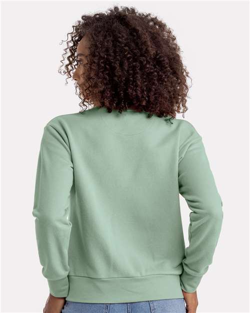 Next Level Women's Laguna Sueded Crewneck Sweatshirt 9084