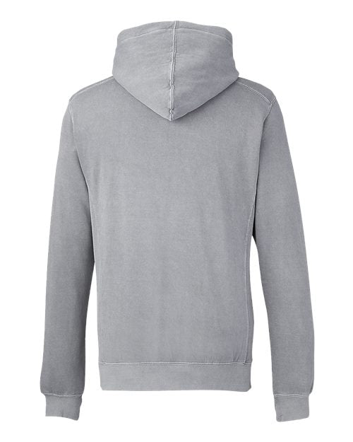 J. America Unisex Pigment-Dyed Fleece Hooded Sweatshirt 8730