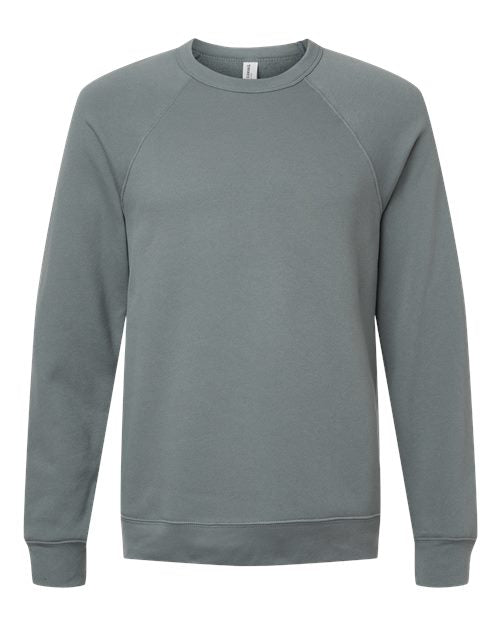 BELLA + CANVAS Unisex Sponge Fleece Raglan Crewneck Sweatshirt 3901