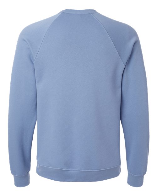BELLA + CANVAS Unisex Sponge Fleece Raglan Crewneck Sweatshirt 3901
