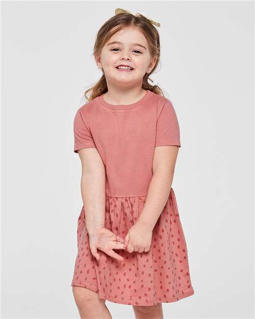 Rabbit Skins Toddler Fine Jersey Dress 5333