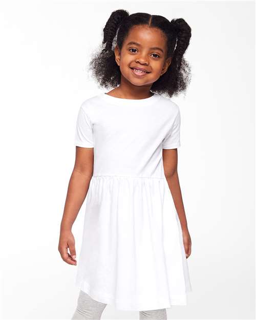 Rabbit Skins Toddler Fine Jersey Dress 5333
