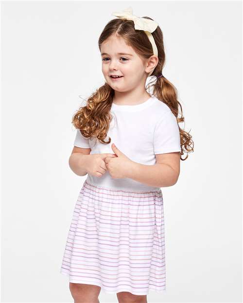 Rabbit Skins Toddler Fine Jersey Dress 5333