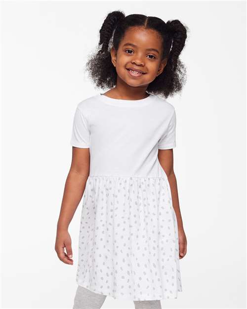 Rabbit Skins Toddler Fine Jersey Dress 5333