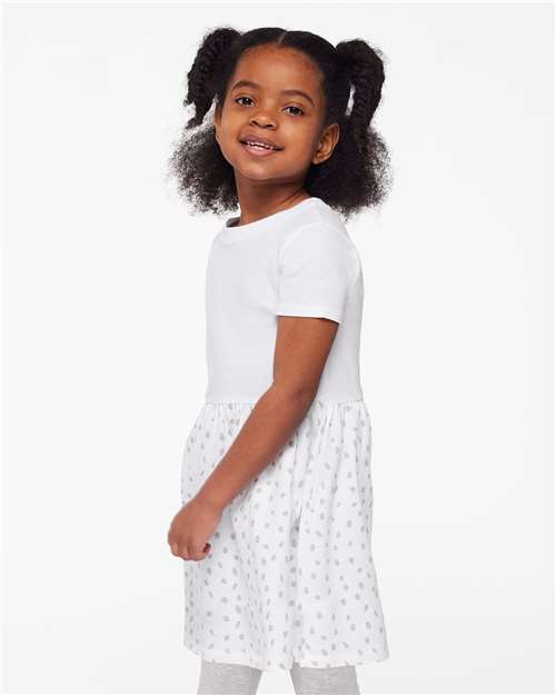 Rabbit Skins Toddler Fine Jersey Dress 5333