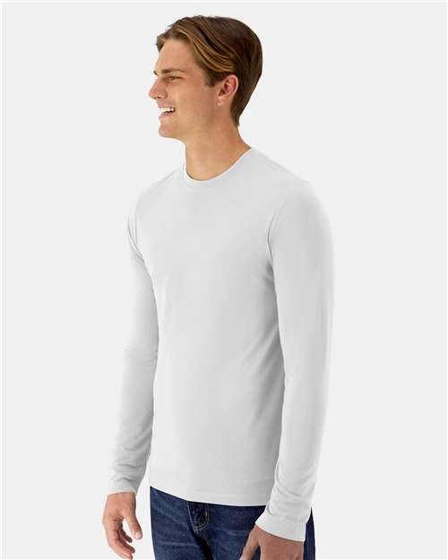 Hanes Unisex Cool DRI® Cotton Touch Long Sleeve T-Shirt 484L
