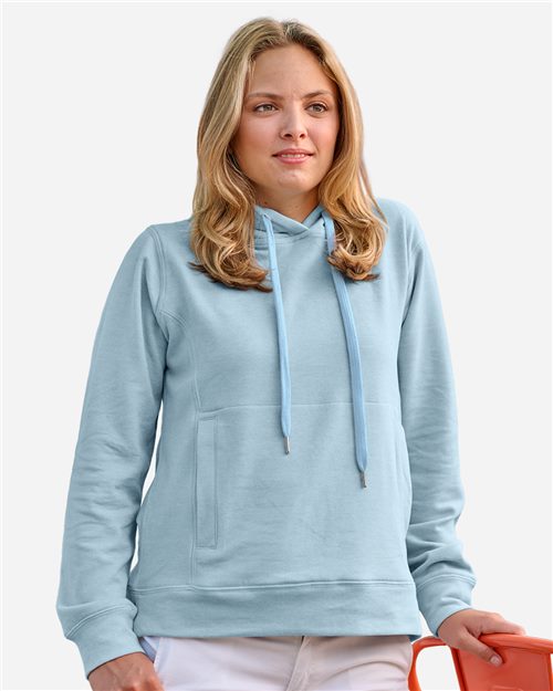 J. America Women's Electric Fleece Hooded Sweatshirt 8742