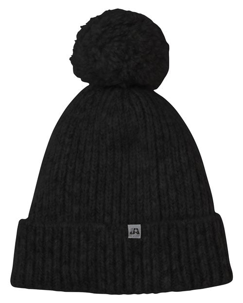 J. America Swap-a-Pom Knit Beanie 5009JA