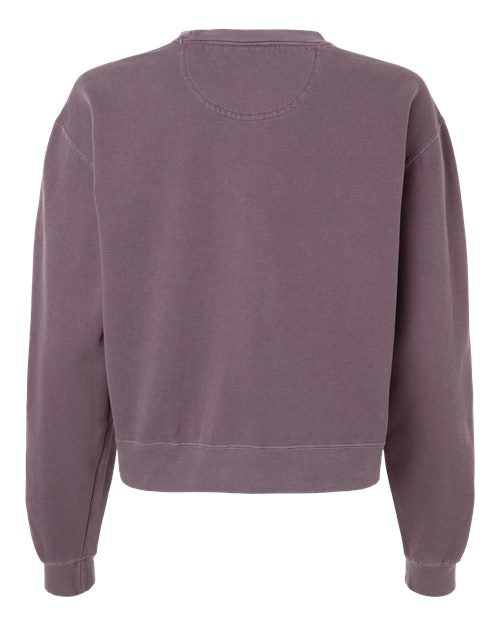 Comfort Colors Women's Garment-Dyed Mid-Length Crewneck Sweatshirt 1566L