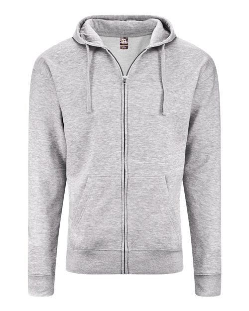 J. America Unisex BTB Fleece Hooded Full-Zip Sweatshirt 8723