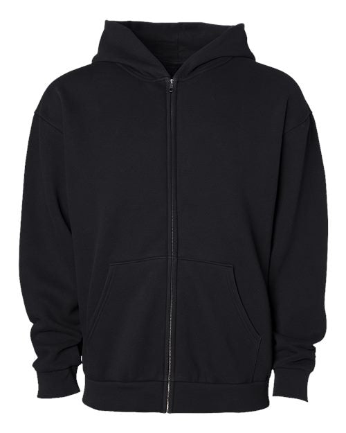 Independent Trading Co. Unisex Mainstreet Heavyweight Full-Zip Hooded Sweatshirt IND420ZIP