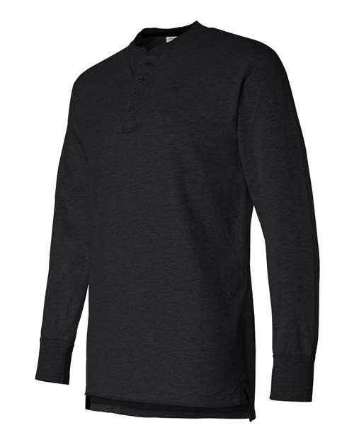 J. America Men's Vintage Brushed Jersey Henley 8244