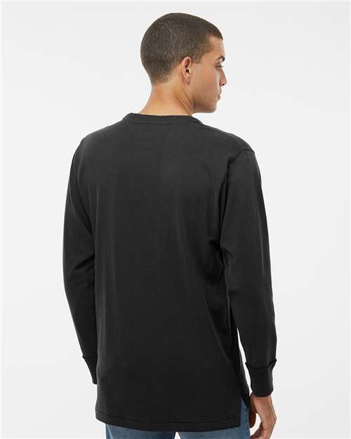 J. America Men's Vintage Brushed Jersey Henley 8244