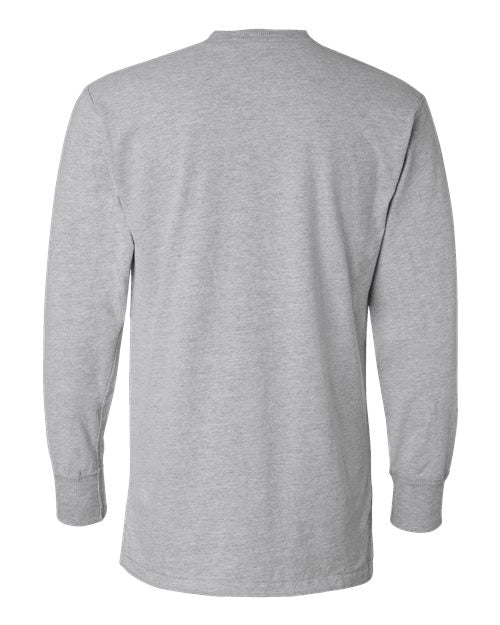 J. America Men's Vintage Brushed Jersey Henley 8244