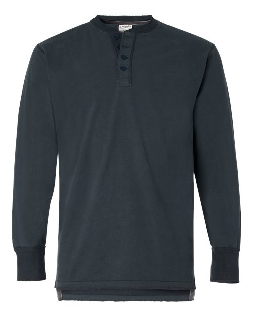 J. America Men's Vintage Brushed Jersey Henley 8244