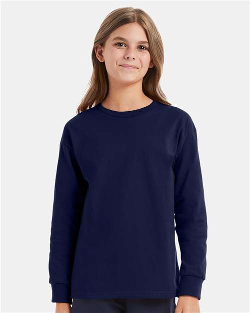 Hanes Youth Authentic Long Sleeve T-Shirt 5546