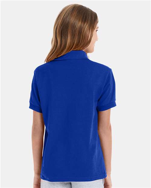 Hanes Youth EcoSmart® Jersey Polo 054Y
