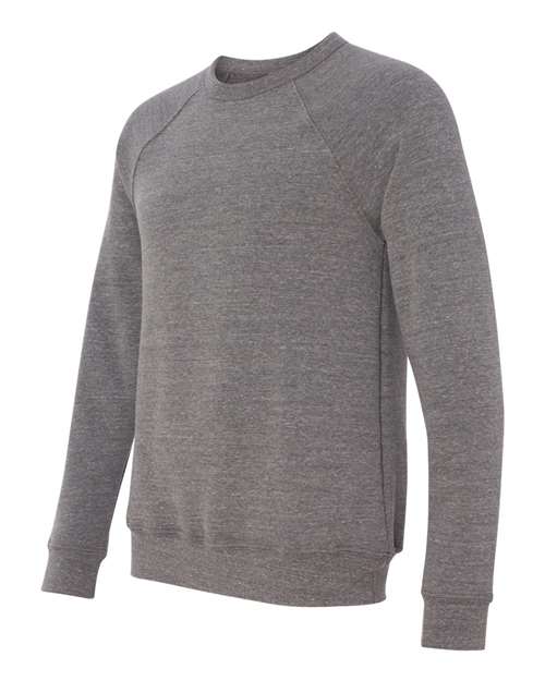BELLA + CANVAS Unisex Sponge Fleece Raglan Crewneck Sweatshirt 3901
