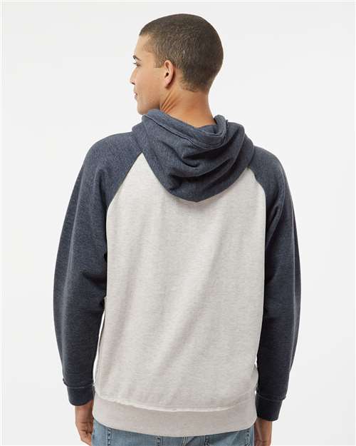 J. America Men's Vintage Heather Hooded Sweatshirt 8885