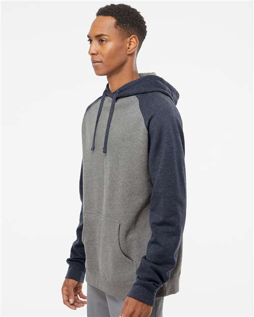 Independent Trading Co. Unisex Raglan Hooded Sweatshirt IND40RP