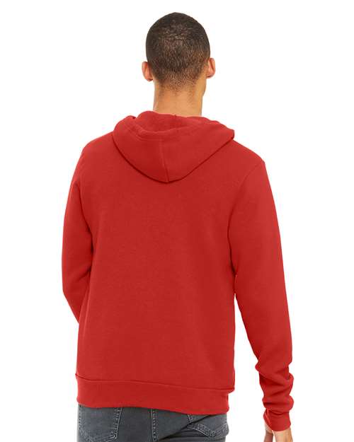 BELLA + CANVAS Unisex Sponge Fleece Full-Zip Hoodie Sweatshirt 3739