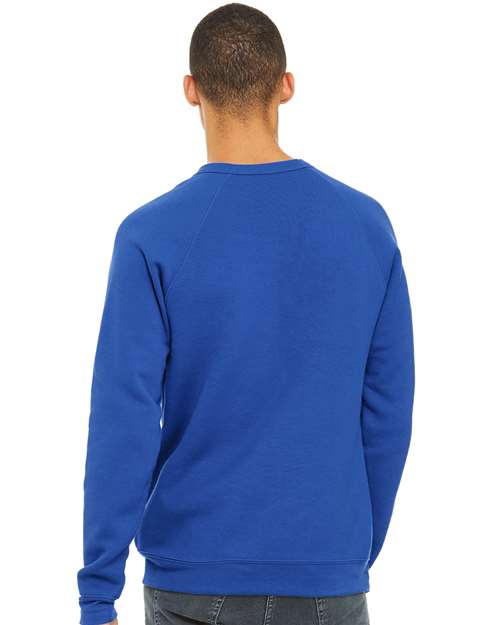 BELLA + CANVAS Unisex Sponge Fleece Raglan Crewneck Sweatshirt 3901