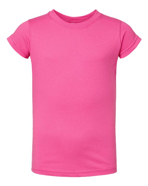 Rabbit Skins Toddler Girls Fine Jersey Tee 3316