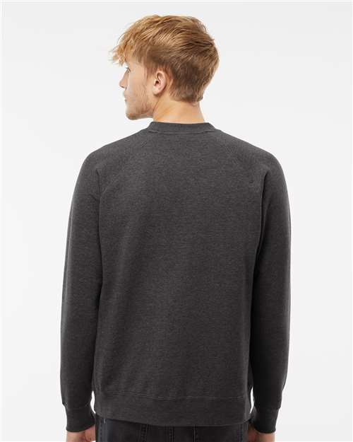 Independent Trading Co. Unisex Special Blend Raglan Crewneck Sweatshirt PRM30SBC