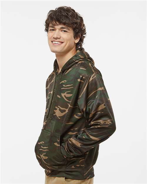 J. America Men's Polyester Tailgate Hooded Sweatshirt 8615