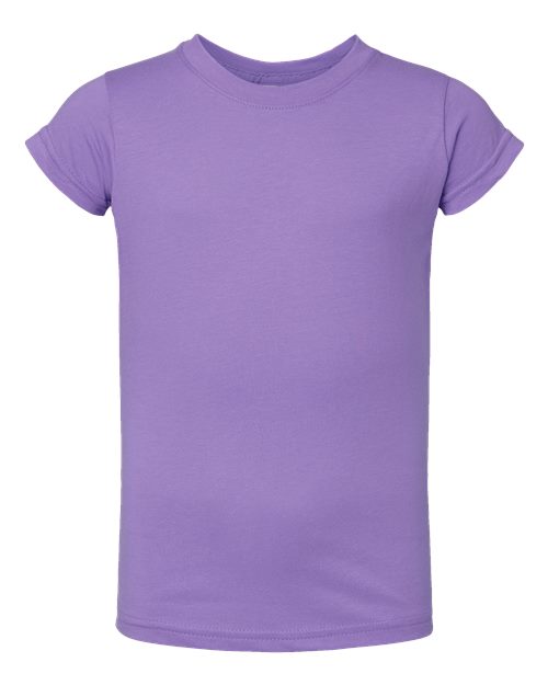 Rabbit Skins Toddler Girls Fine Jersey Tee 3316
